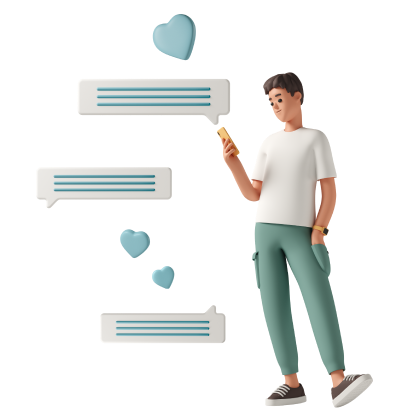 casual-life-3d-young-man-texting-his-significant-other